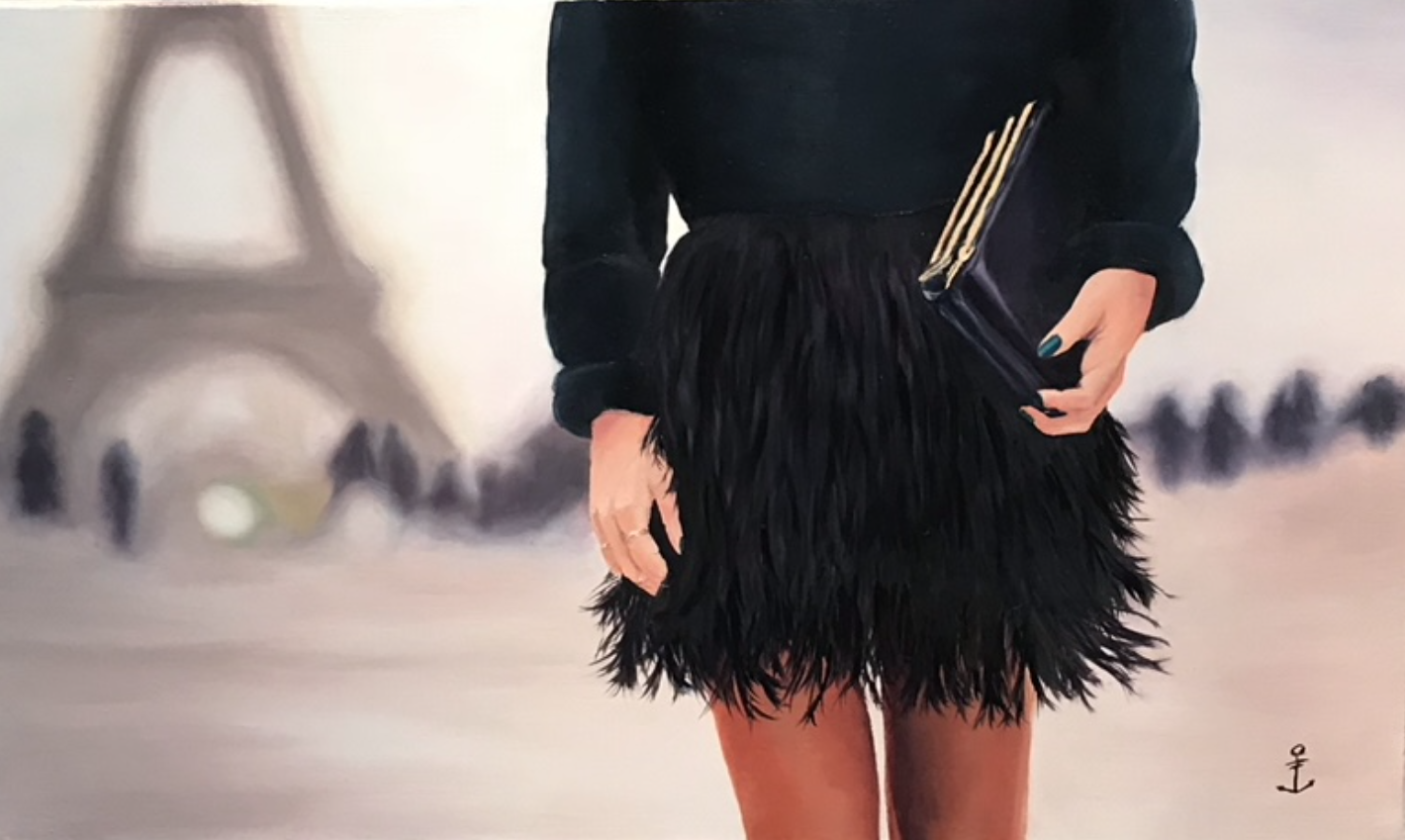 Tableau Carrie fait par Marine Lanceron Artiste Peintre Lyon.